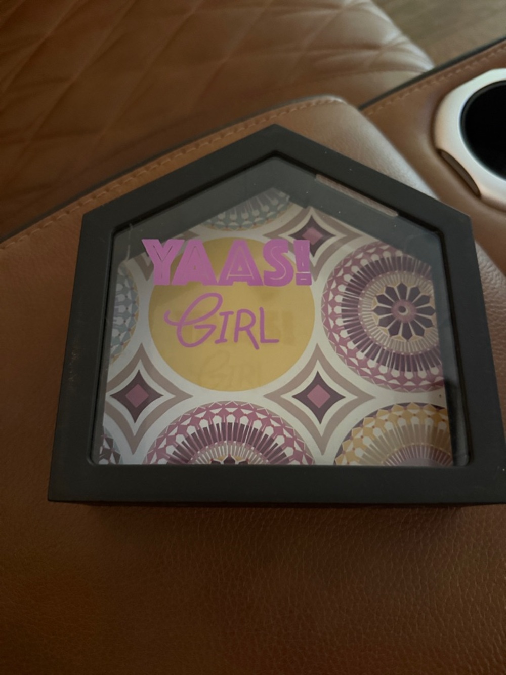 YAAS! Girl Decorative coin bank. Lightly used